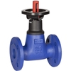 Rayon heating patent valve Series: 12.071 Type: 2432 Cast iron/EPDM Fixed disc Straight PN16 Flange DN15